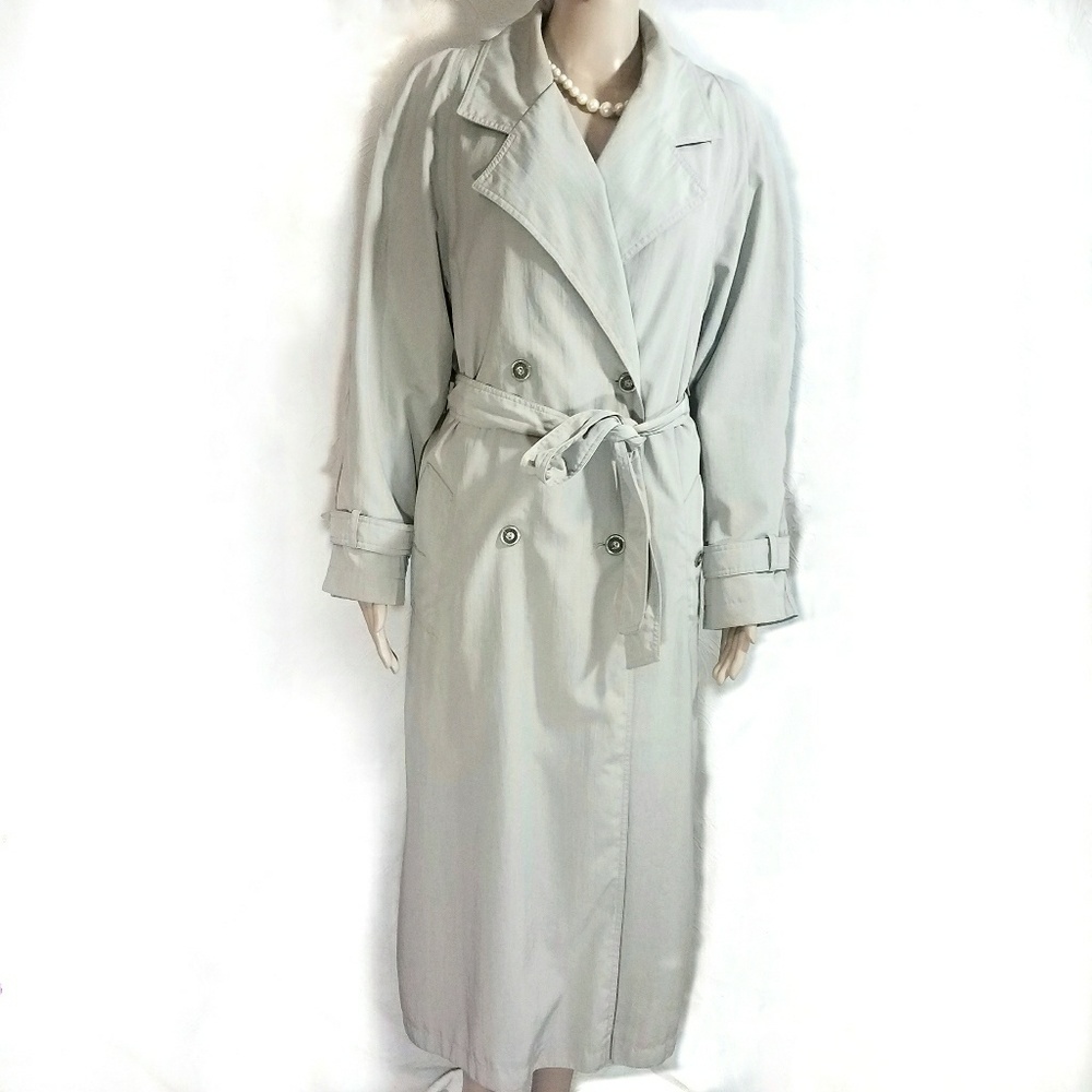 Full length trench coat, size 6